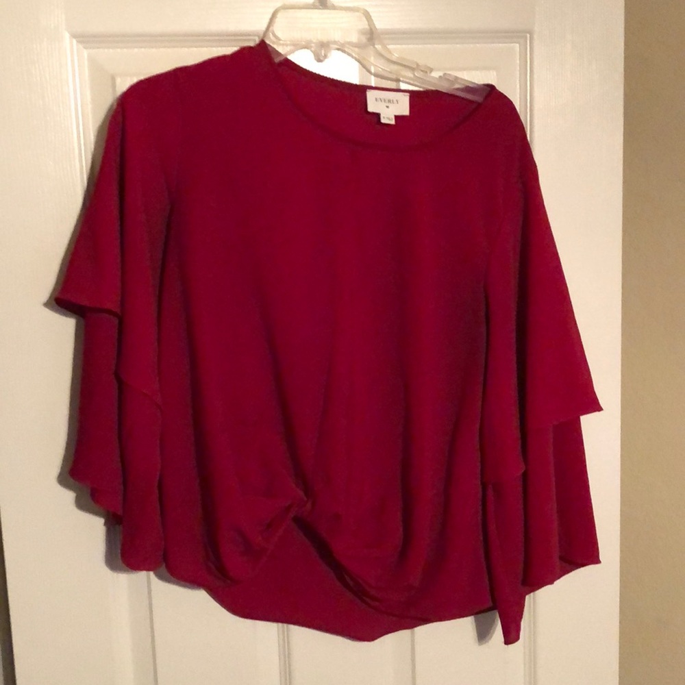Bell sleeve blouse